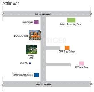 KNR Homes Royal Green Venture Location Plan