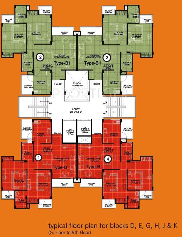 Images for Cluster Plan of Unique Unique Towers