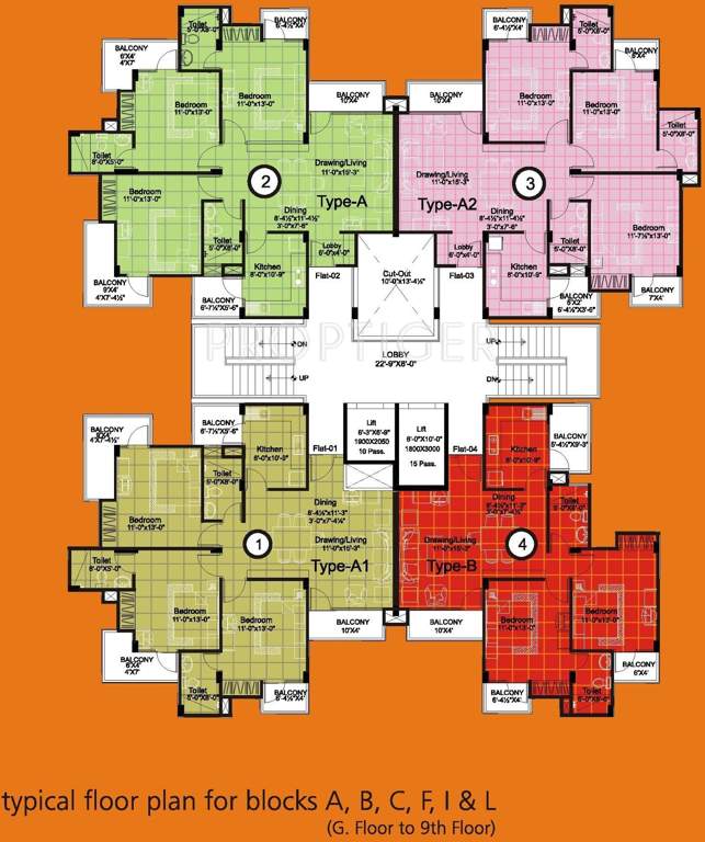 Images for Cluster Plan of Unique Unique Towers