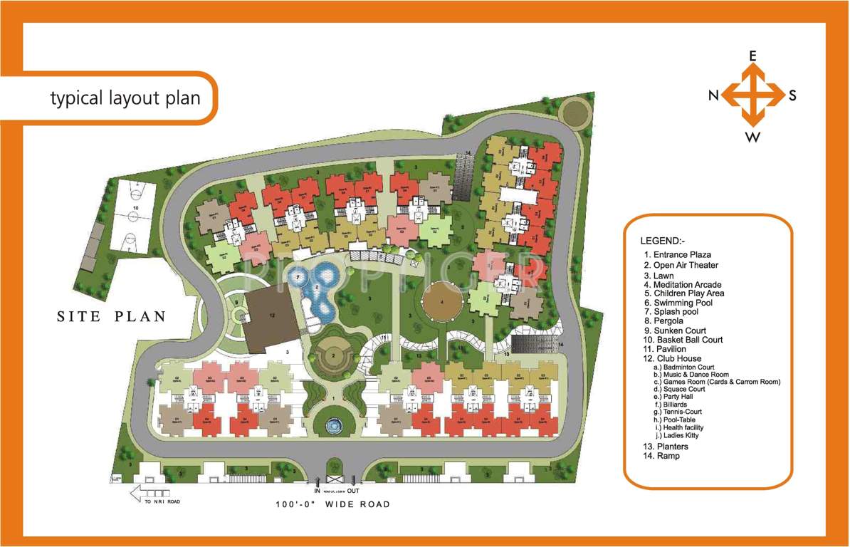 Images for Layout Plan of Unique Unique Towers