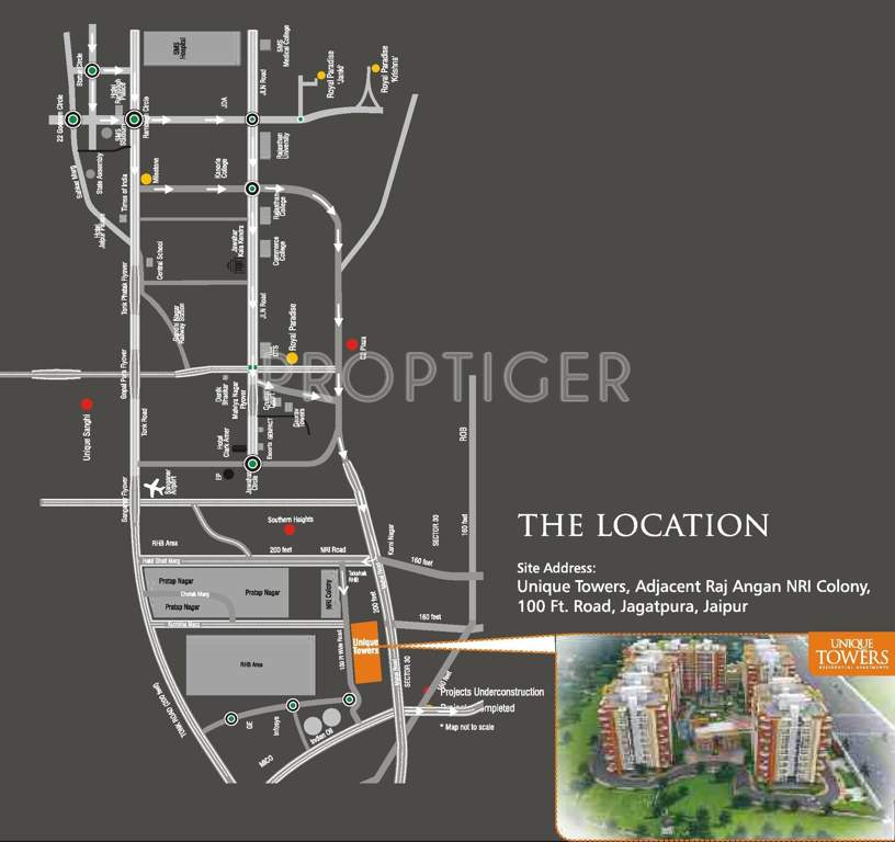 Images for Location Plan of Unique Unique Towers