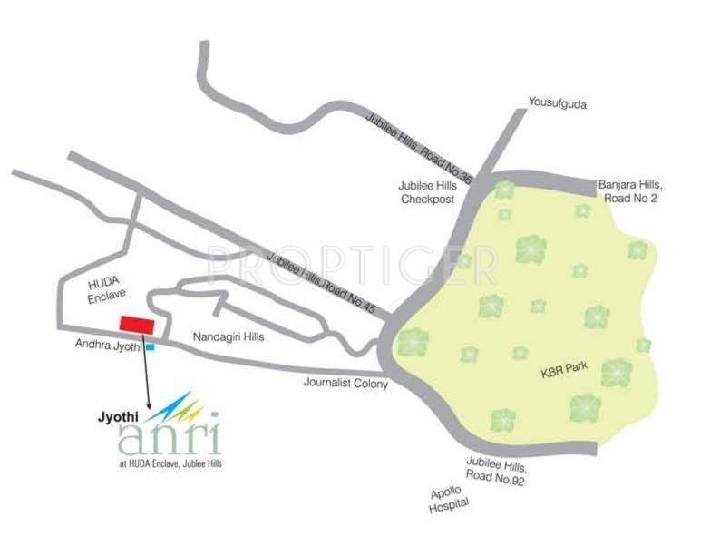 jyothi anri Images for Location Plan of Vamsiram Jyothi Anri