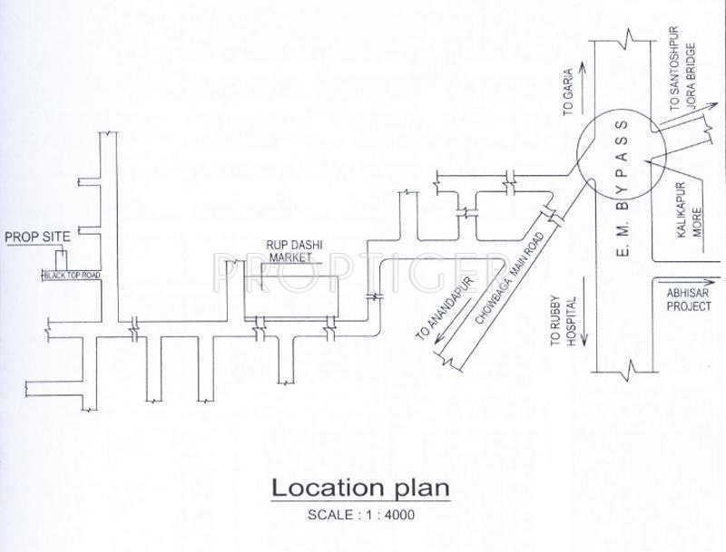 Images for Location Plan of Jeet Nirman Dafodil