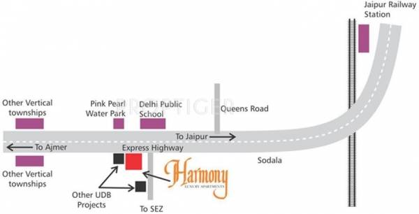Images for Location Plan of Unique Harmony Apartments
