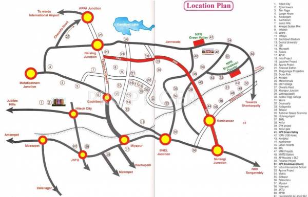 Images for Location Plan of NPR Brundavan County