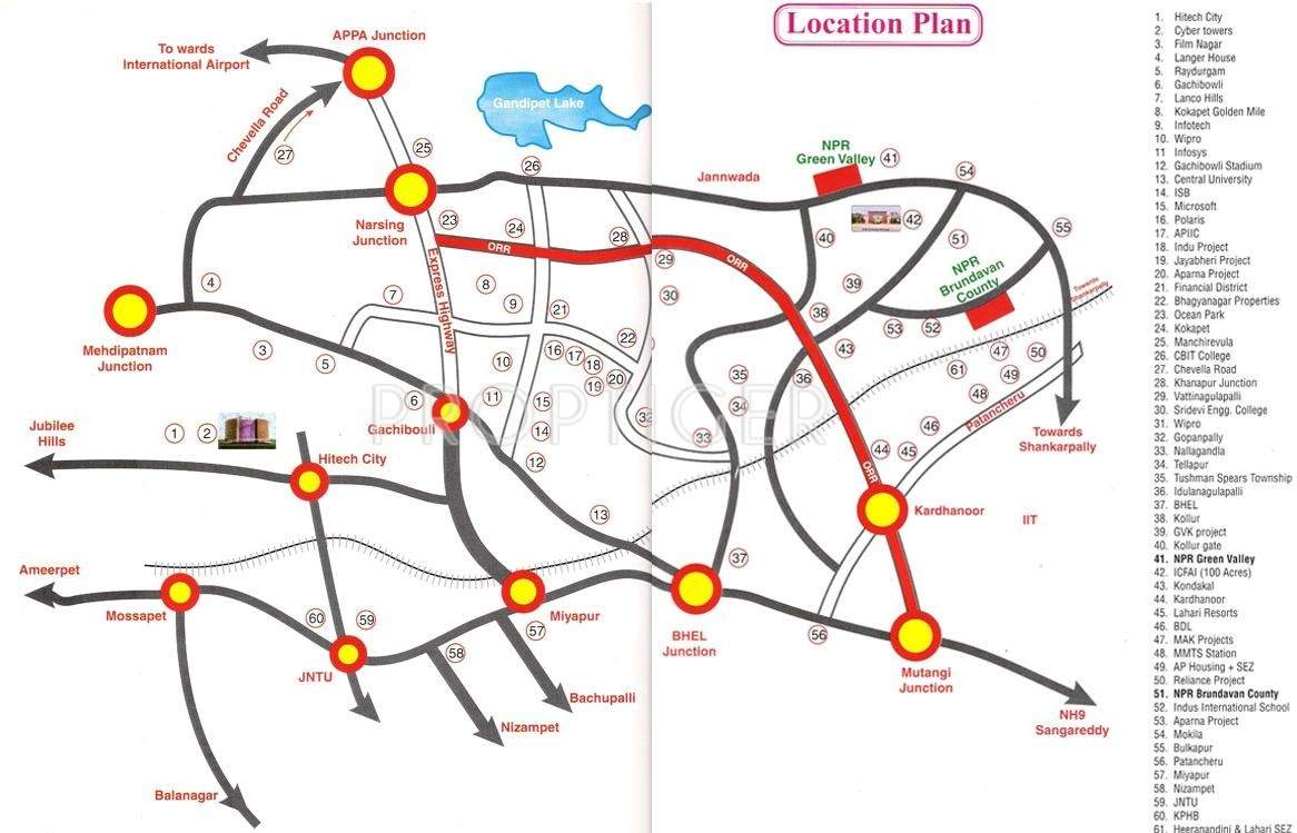 Images for Location Plan of NPR Brundavan County