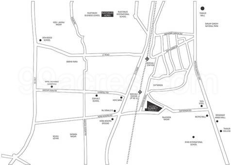 summit apartments Location Plan