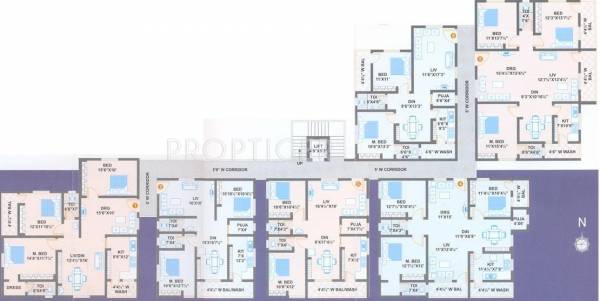 Images for Cluster Plan of Poojitha Hill Side Residency