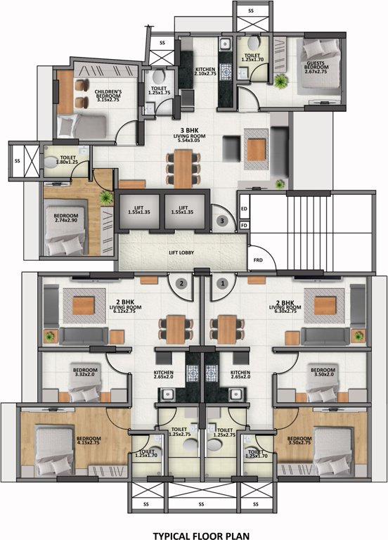 Images for Cluster Plan of Dhanlaxmi Keshav Niwas