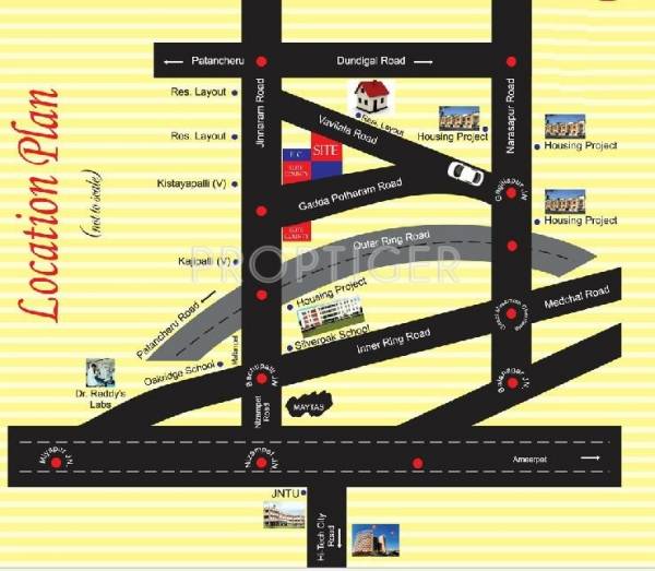 Images for Location Plan of Bhashyam Developers Elite County III Images for Location Plan of Bhashyam Developers Elite County III