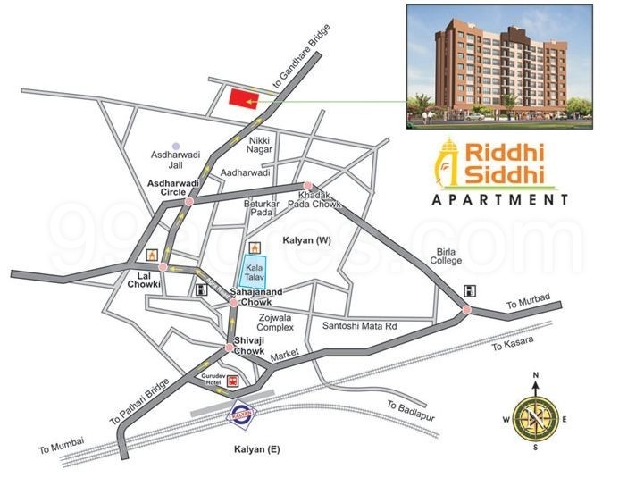 riddhi siddhi apartment Location Plan