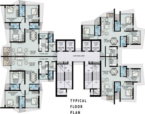  palette Images for Cluster Plan of Suraj Palette