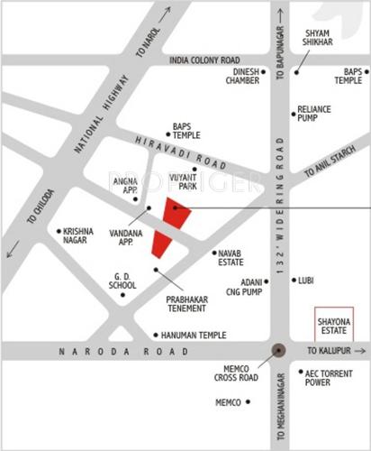 Images for Location Plan of Shayona Land Corporation Residency residency Images for Location Plan of Shayona Land Corporation Residency