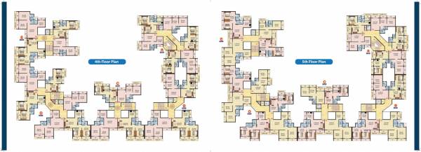  prathmesh-platinum Prathmesh Platinum Cluster Plan from 4th to 5th Floor