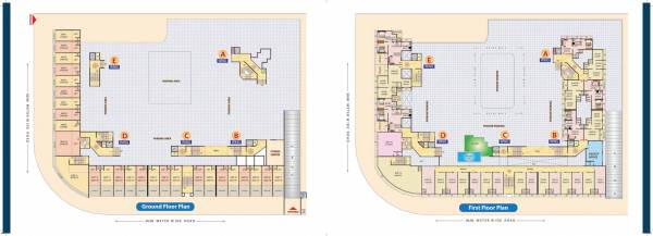  prathmesh-platinum Prathmesh Platinum Cluster Plan from ground to 1st Floor
