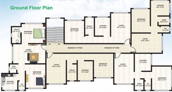 Typical Ground Floor Plan my-choice-apartment Typical Ground Floor Plan
