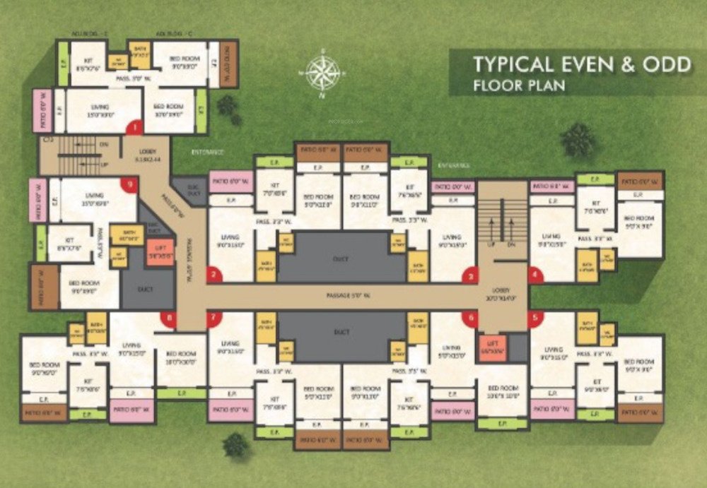  woodside meadows Typical Aspen Cluster Plan