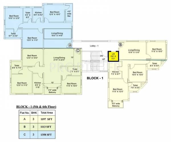  tirath Tower 3 Cluster Plan