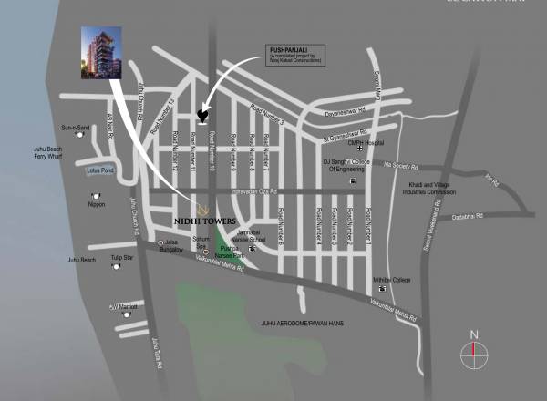 nidhi-towers Location Plan