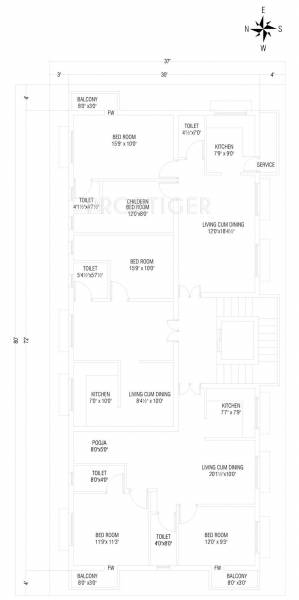 Images for Cluster Plan of Grahalaya Constructions Oala Images for Cluster Plan of Grahalaya Constructions Oala
