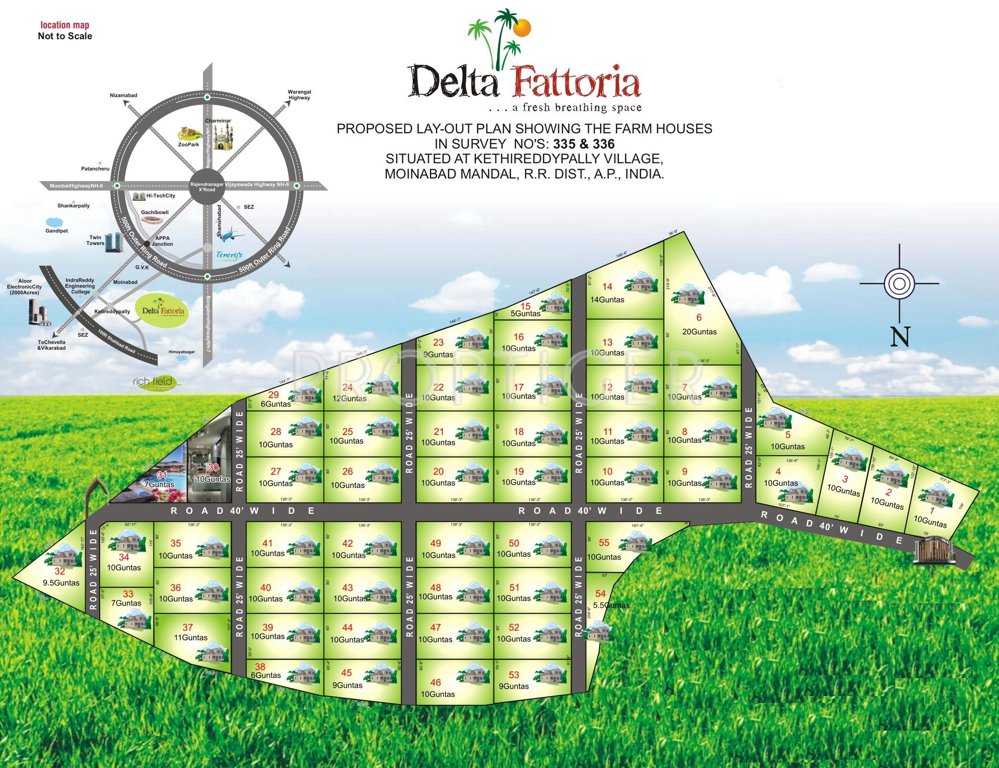 Green Earth Infratech Delta Fattoria Layout Plan
