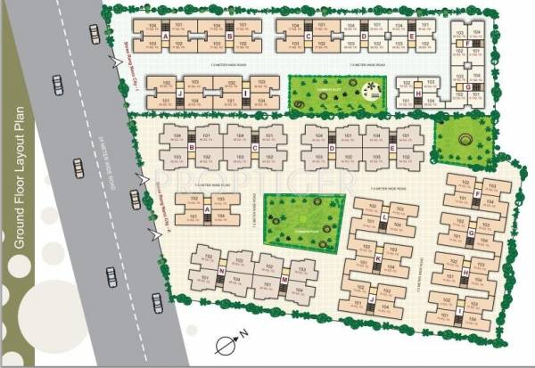 Images for Layout Plan of Shree Rang Nano City 1 And 2