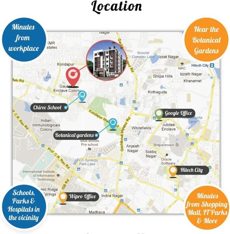Asvasidh Novateur Nest 1 Location Plan