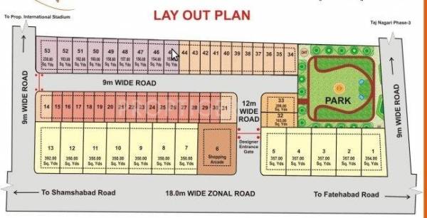 Anupam Housing Estates Layout Plan