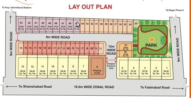 Anupam Housing Estates Layout Plan