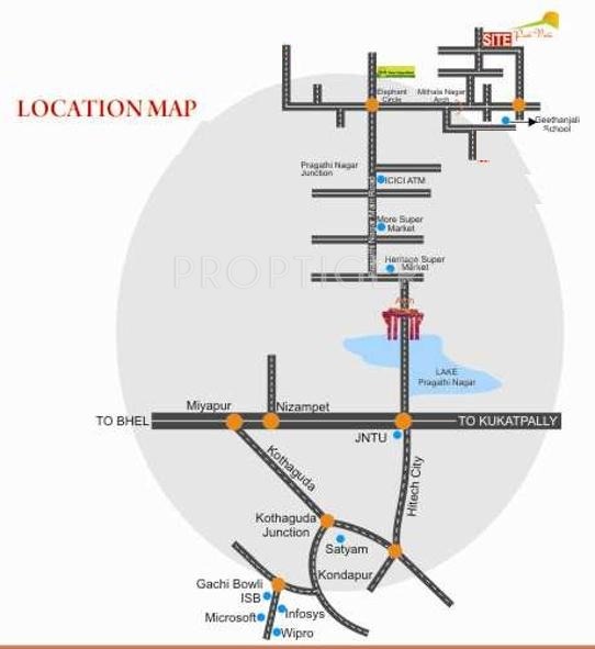 Gemini Infra Park View Location Plan
