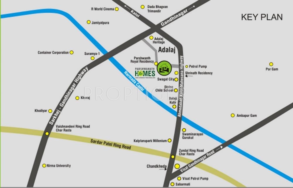 Images for Location Plan of Parshwanath Realty Parshwanath Homes