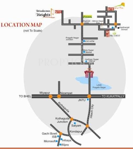 Images for Location Plan of Gemini Infra Brindavan Heights