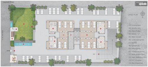 upscale Images for Layout Plan of Sahajanand Upscale