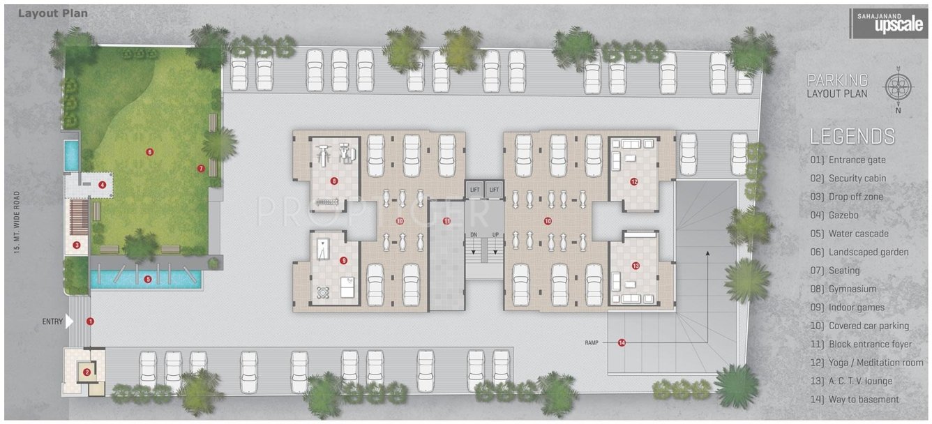  upscale Images for Layout Plan of Sahajanand Upscale