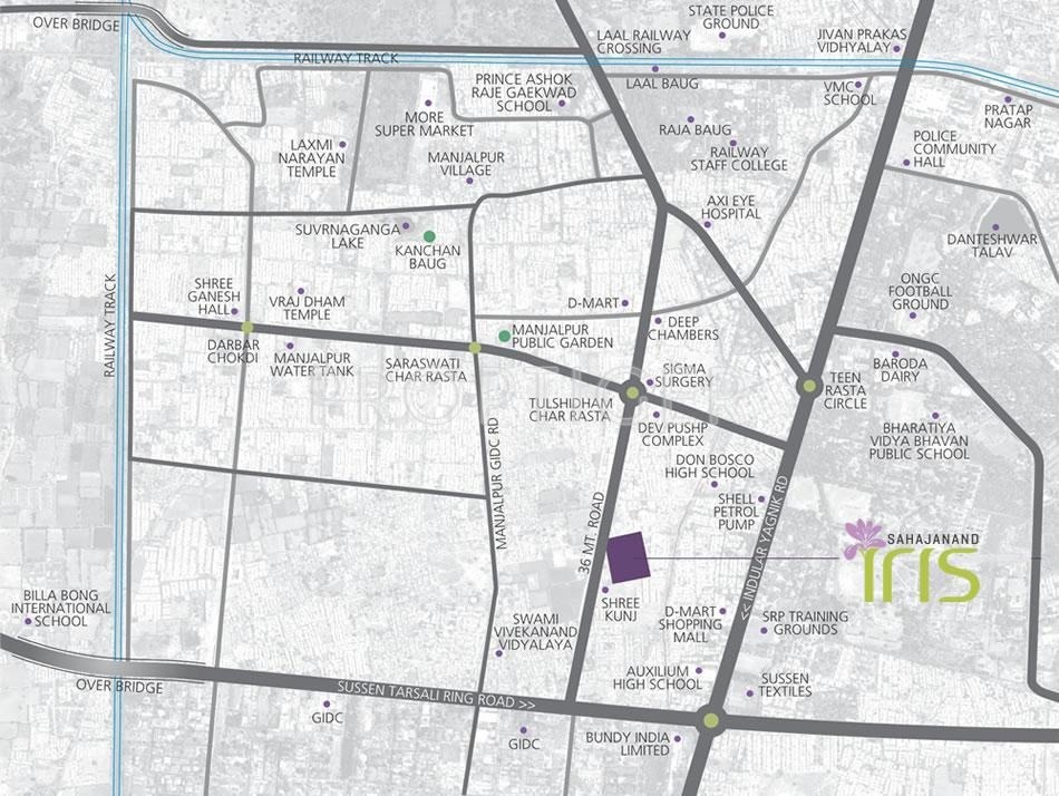 Images for Location Plan of Sahajanand Iris