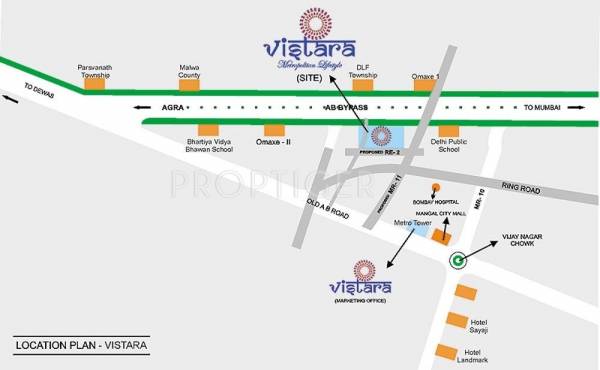 Images for Location Plan of Dhoot Vistara Emerald Images for Location Plan of Dhoot Vistara Emerald