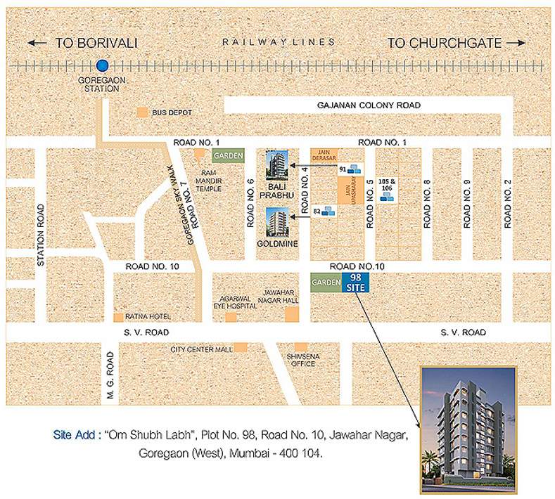 Images for Location Plan of Bali Om Shubh Labh