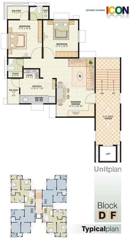 Images for Cluster Plan of Shree Gayatri Realty Satyamev Chhavani Icon