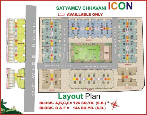 Images for Layout Plan of Shree Gayatri Realty Satyamev Chhavani Icon