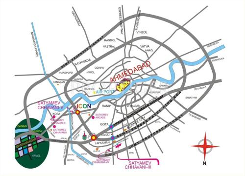Images for Location Plan of Shree Gayatri Realty Satyamev Chhavani VII