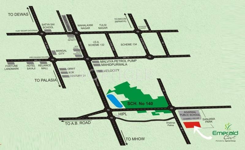 emerald-court Images for Location Plan of Sunil Emerald Court