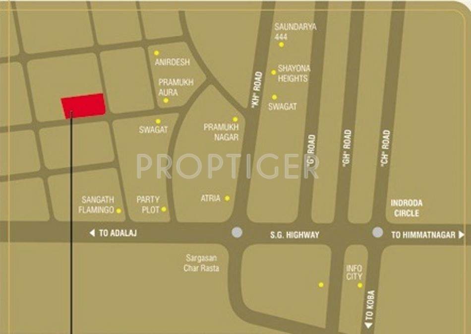  satyamev royal 3 Images for Location Plan of Shree Gayatri Realty Satyamev Royal