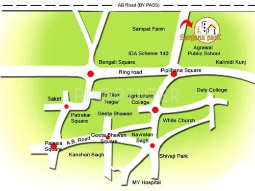 Images for Location Plan of Sunil Sanjana Park Premium