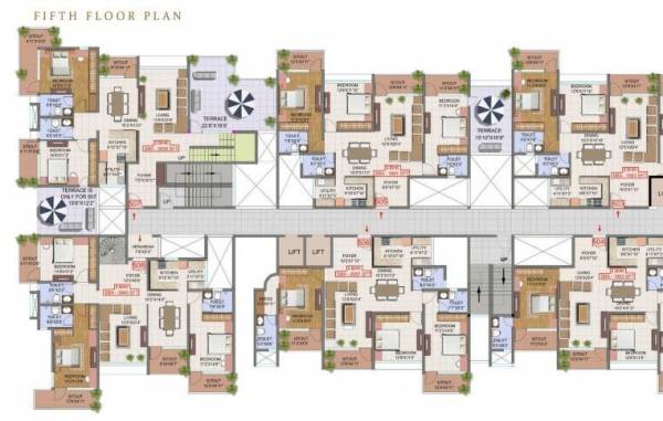  pride Tower A Cluster Plan