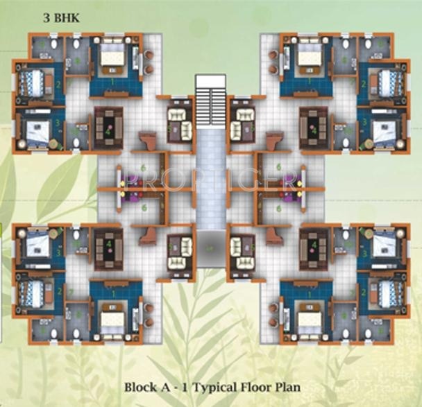 Images for Cluster Plan of Homebase Panchamukhi Greens