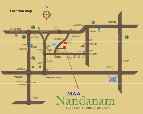  nandanam-apartments Location Plan