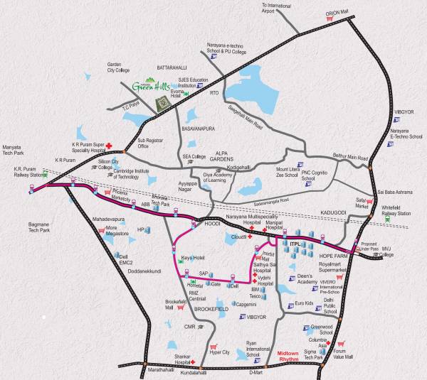 Images for Location Plan of Arsis Developers Green Hills