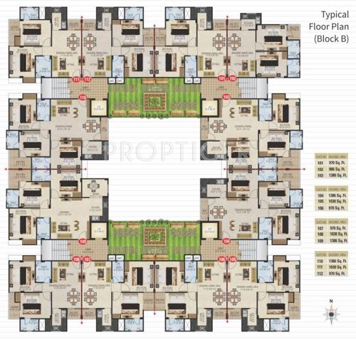  garden-41 Images for Cluster Plan of Anukriti Garden 41