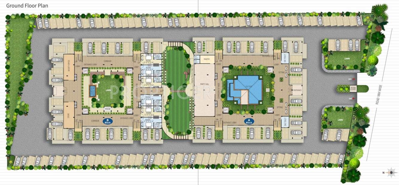 garden 41 Images for Layout Plan of Anukriti Garden 41