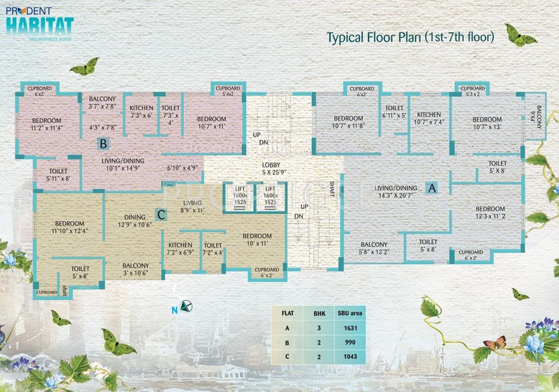 habitat Single Tower Cluster Plan